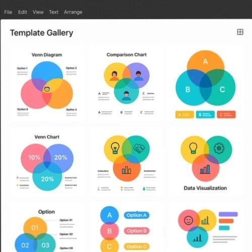 Venn diagram templates