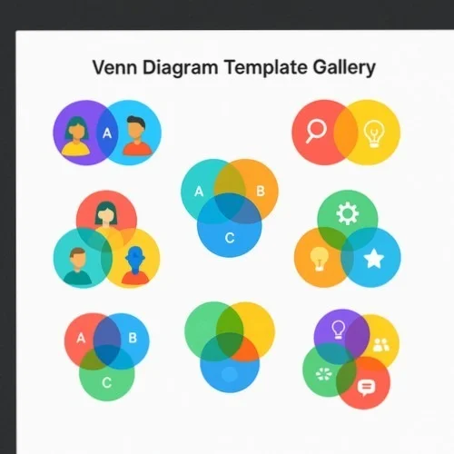 Venn diagram template gallery