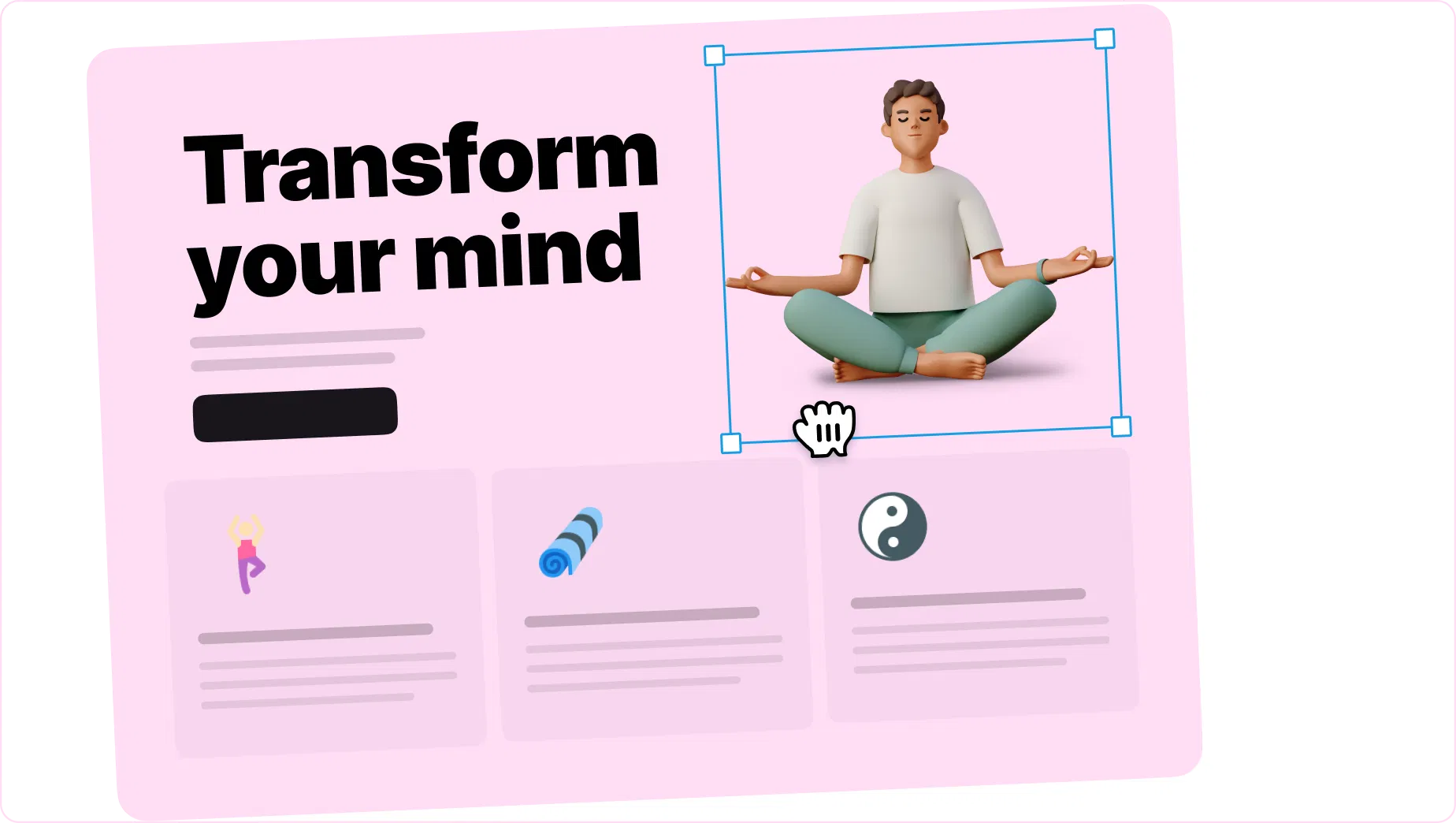 web app ui in Lunacy
