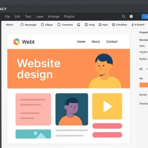 Web layout design tools