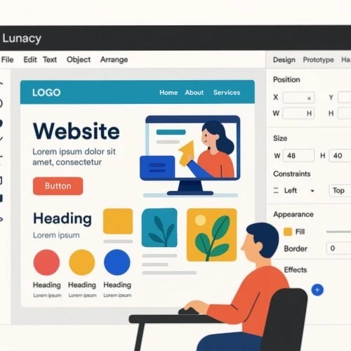 Lunacy Website Layout Design Tool