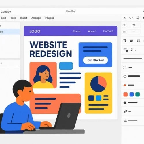Lunacy Website Redesign Tool
