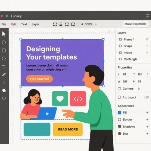Lunacy Website Wireframe Tool