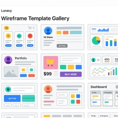 Website wireframe templates