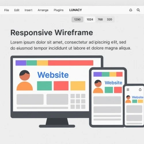 Responsive wireframing tools
