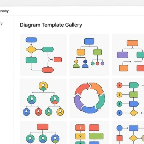 Diagram templates and icons