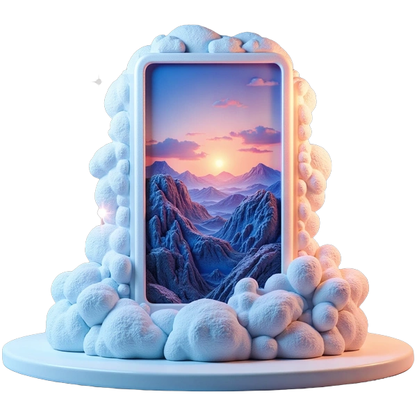 AI transforming user images into wallpapers