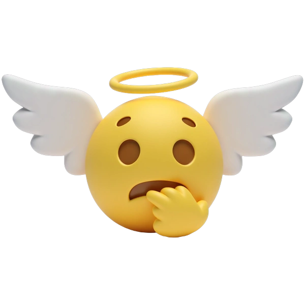 Drag and drop angel emoji creation