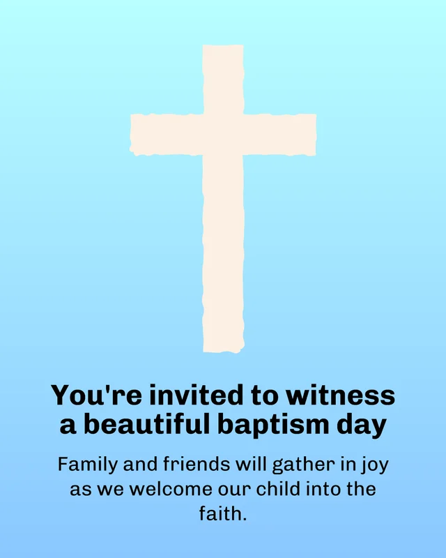 baptism invitation templates