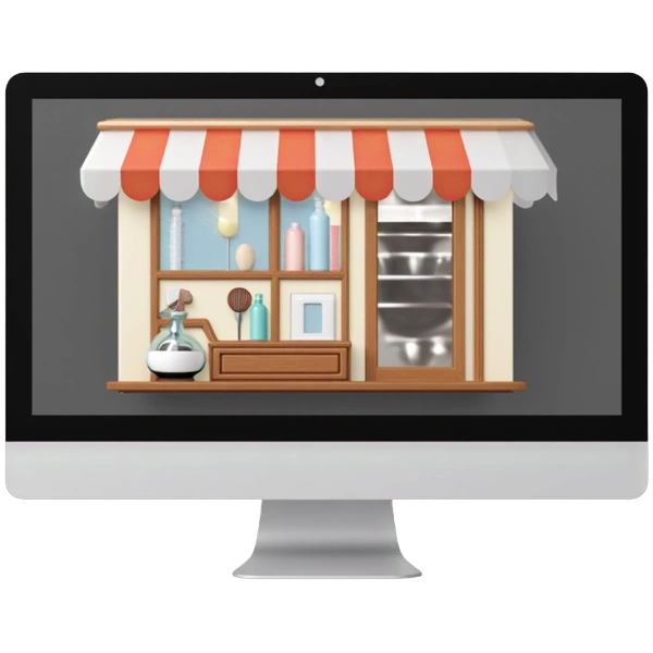 Barbershop logo creator interface