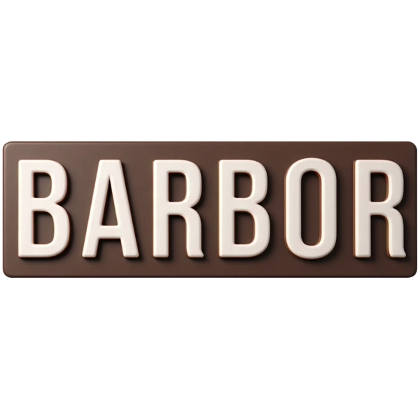 Barbershop typography options