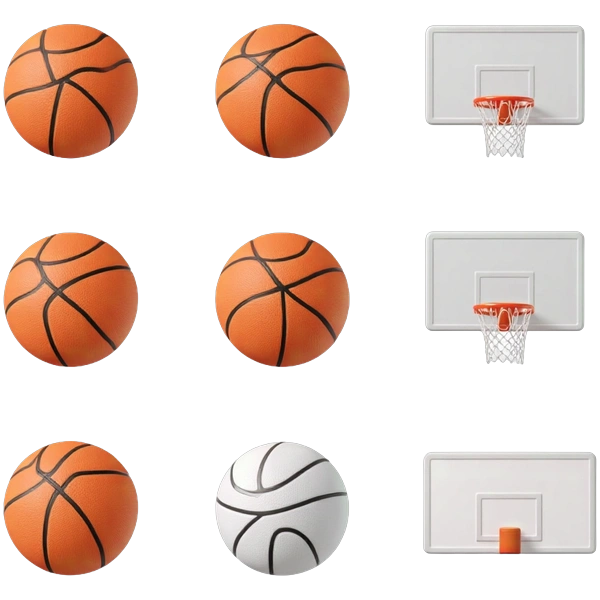 Basketball graphics assets