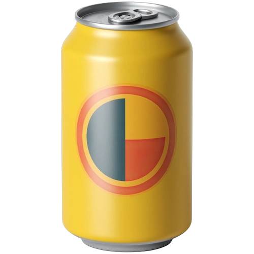 Beer can label design