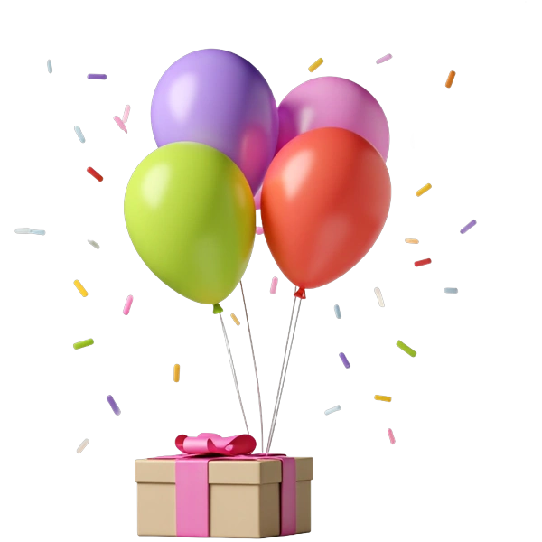 Birthday graphic assets