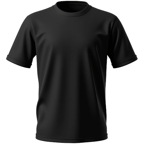 Black T-Shirt Mockup Creator