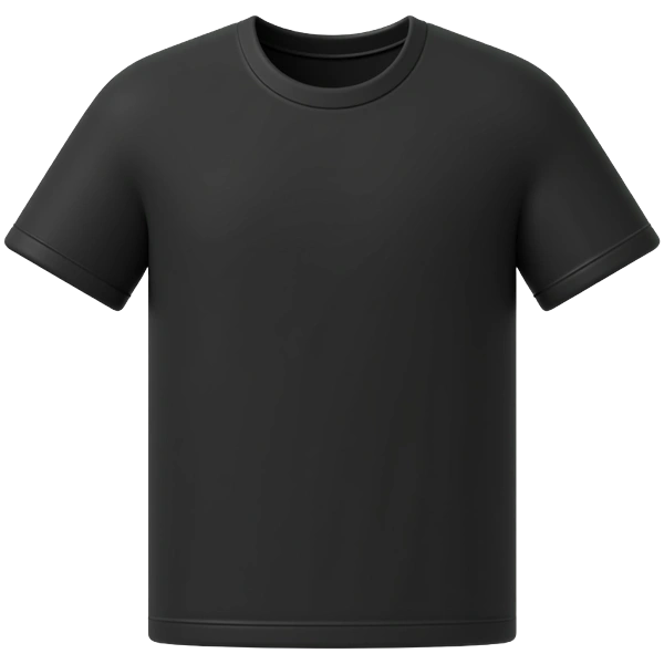Customizable black shirt mockup templates