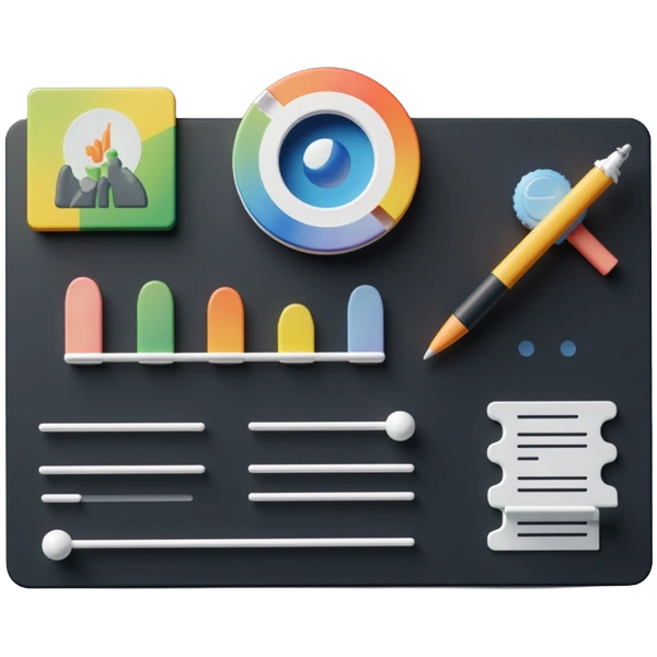 Customization tools for black YouTube banners