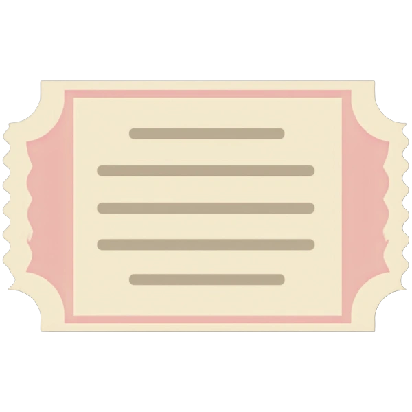 Professional design elements for raffle tickets