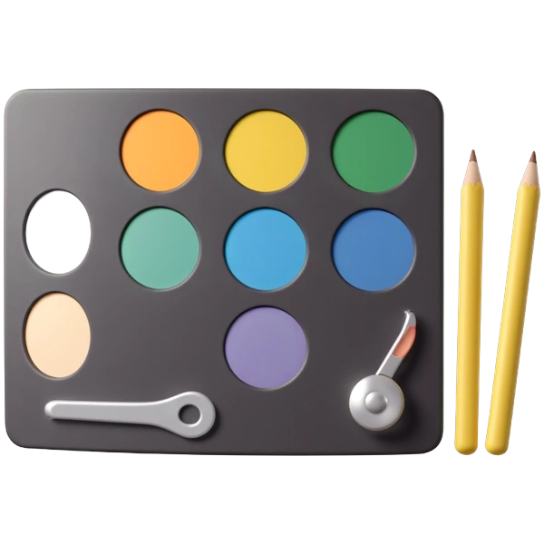 Character mood board color tools