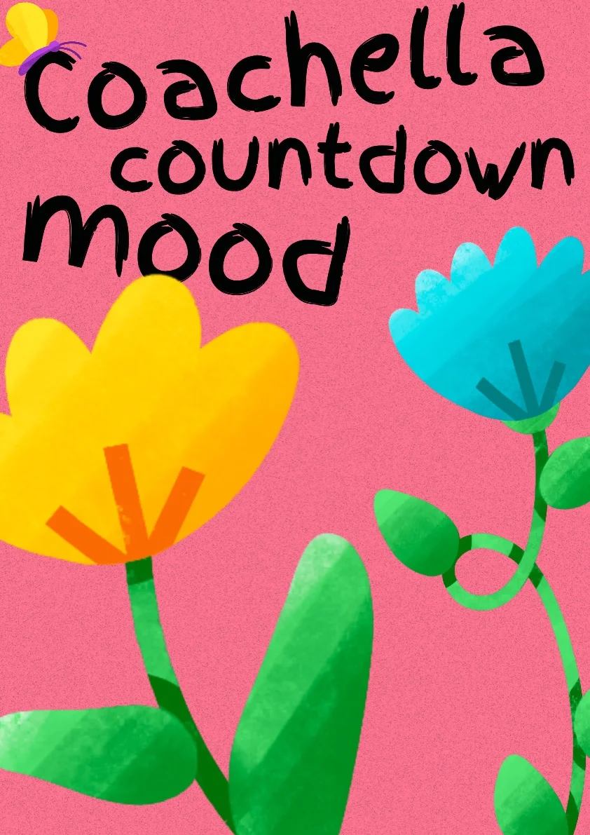 coachella poster template
