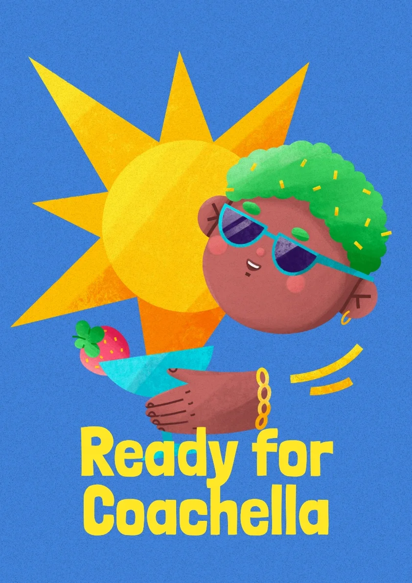 coachella poster template