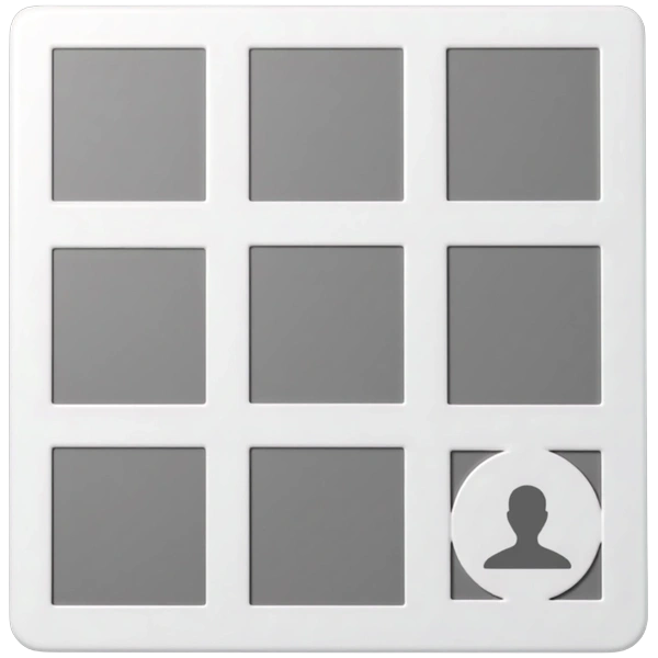 Photo wall collage templates