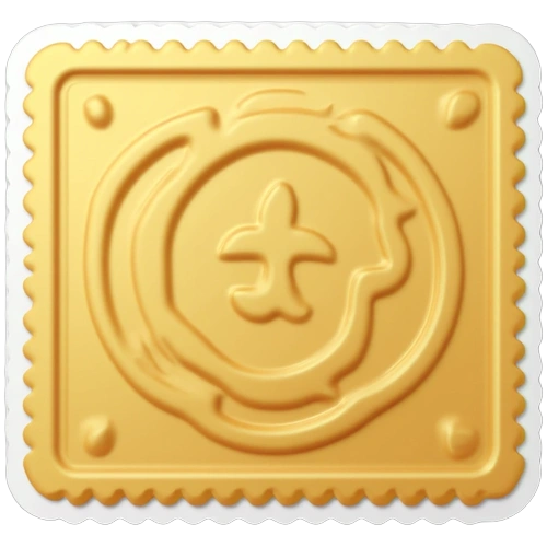 Custom Embossed Gold Foil Stickers
