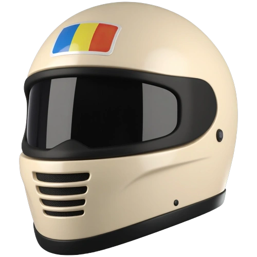 Custom Helmet Sticker Design Example