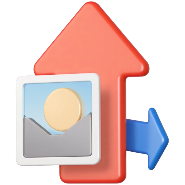Upload feature for custom laptop stickers