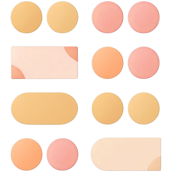 Round sticker templates