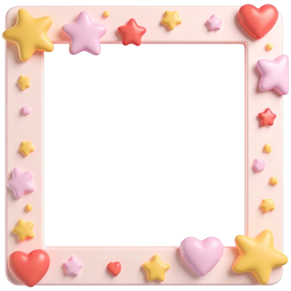 Cute collage design elements