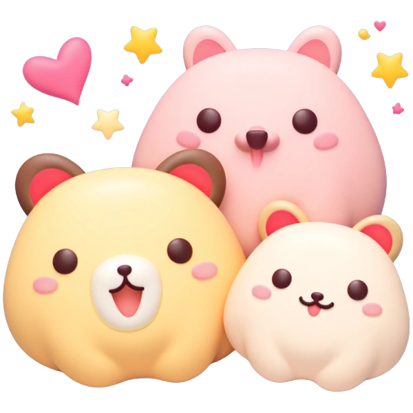 Kawaii design elements