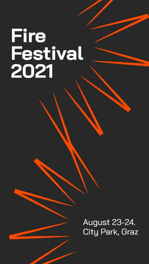 festival poster maker template