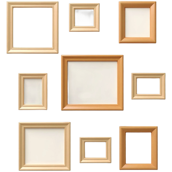 Elegant frame designs