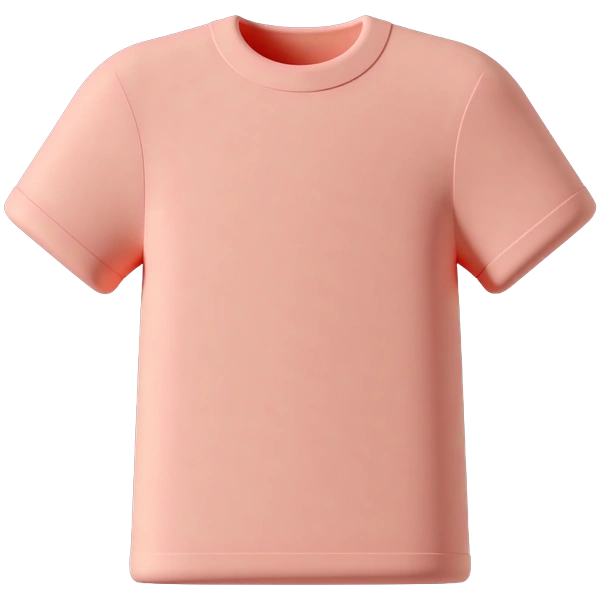 Multiple view angles of 3D shirt mockups