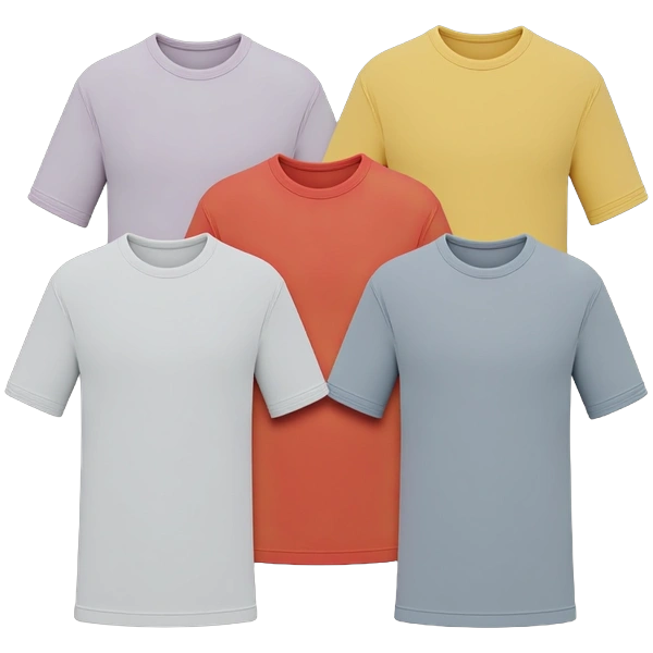 Realistic 3D shirt mockup templates