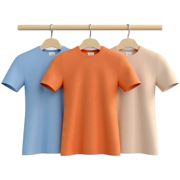 Multiple angle Gildan 5000 mockups