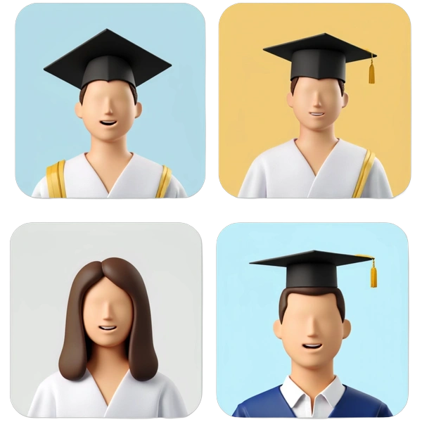 Graduation photo collage templates