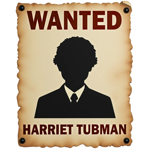 Harriet Tubman Wanted Poster Template