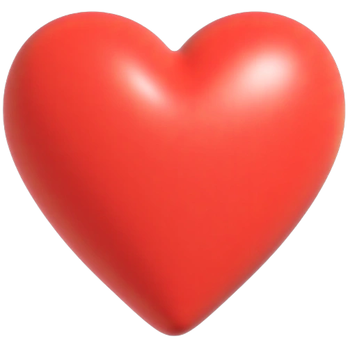 Heart shaped photo collage example