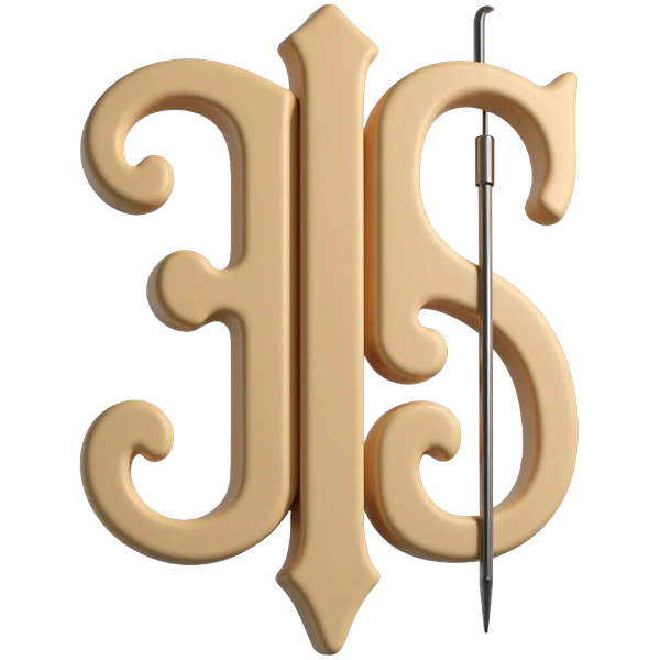 Tattoo monogram design