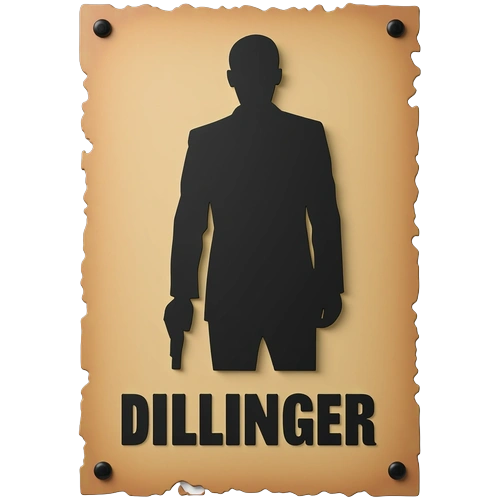 John Dillinger Wanted Poster Template