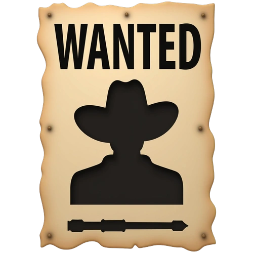 John Wilkes Booth Wanted Poster Template