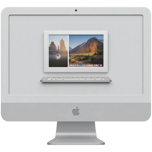 Photo collage on Mac example