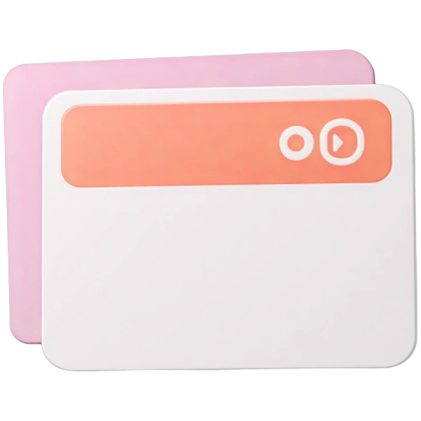 Double-sided flashcard creation interface