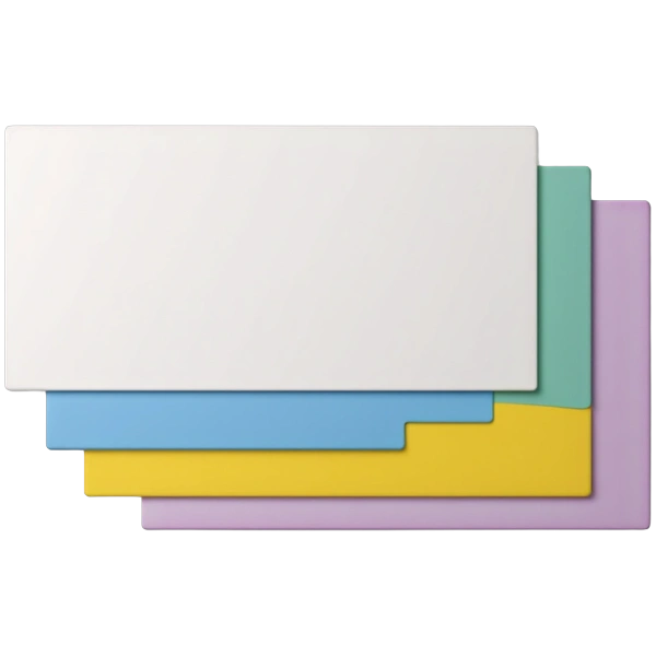 Various flashcard sizes and layouts