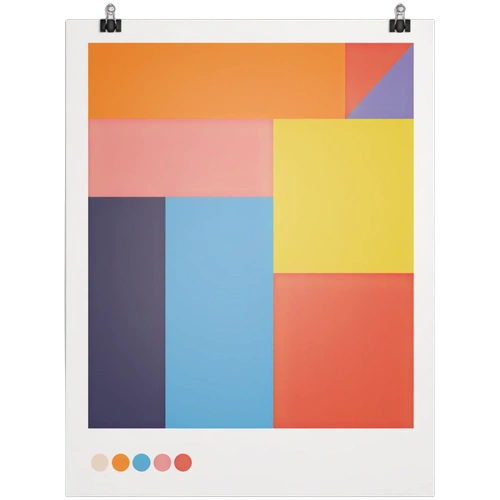 Minimalist poster design example