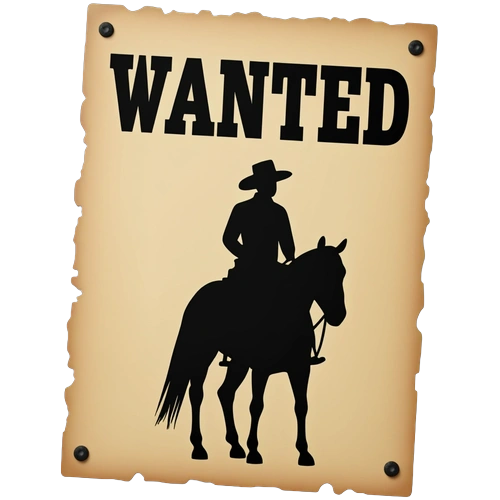 Old West Wanted Poster Template