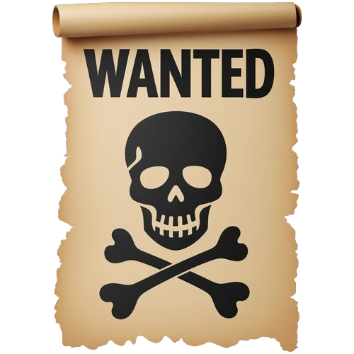 One Piece Wanted Poster Template