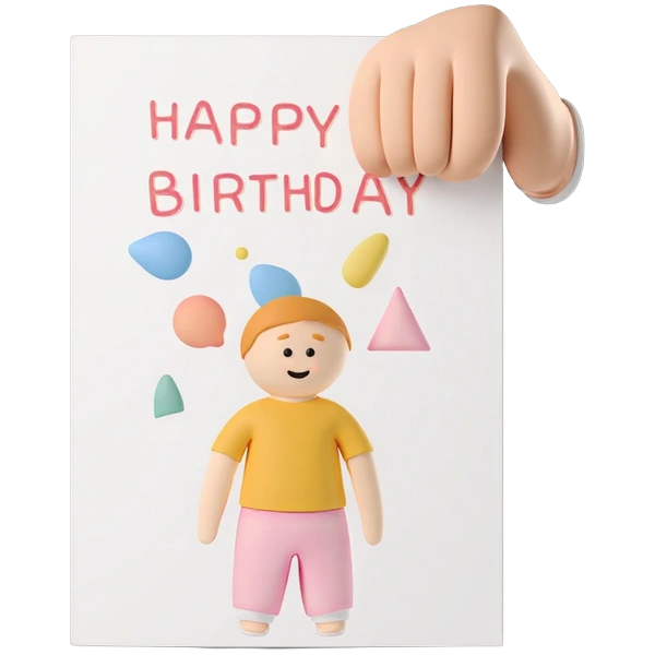 Drag-and-drop birthday invitation designer